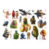 Wholesale Cartoon Tattoo Stickers Chilen's Tattoo Stickers