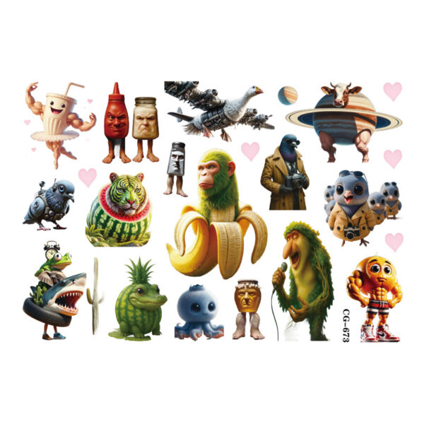 Wholesale Cartoon Tattoo Stickers Chilen's Tattoo Stickers
