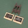 Wholesale Miniature Blackboard easel Gallery Decoration Doll Accessories
