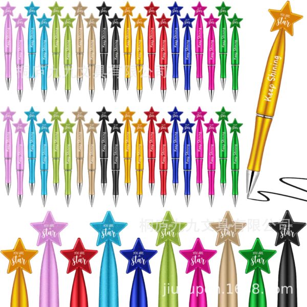 O1CN01d1F7Ug1rIWDyOhR5W_2843965608-0-cib Wholesale Red Purple Love Pentagram Pen