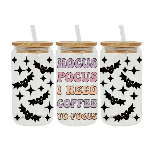 Wholesale UV Transfer Paste Glass Crystal Label Crystal Paste Cross-border Special Paste for 16oz Glass Cup 23cmX11cm