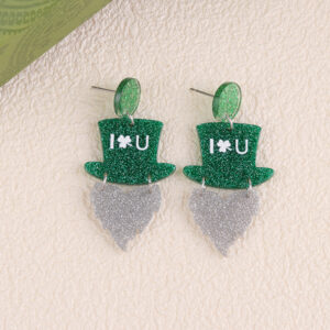 Silver beard square hat
