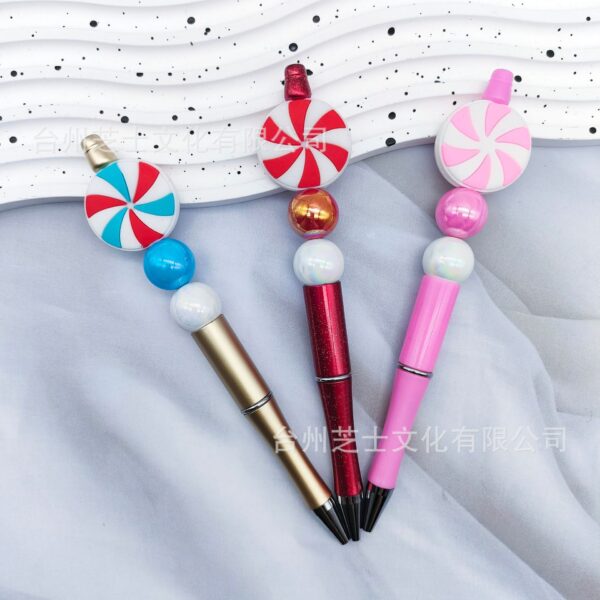 Wholesale Beaded Ballpoint Pen DIY Finished Magic Wand Beaded Cute Pen