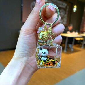 Gold Hardware [Large Cube] Black Gold Panda / Quantity 1 is 1