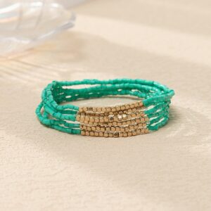 Wholesale retro personality fashion temperament bracelet Stackable 6-piece set