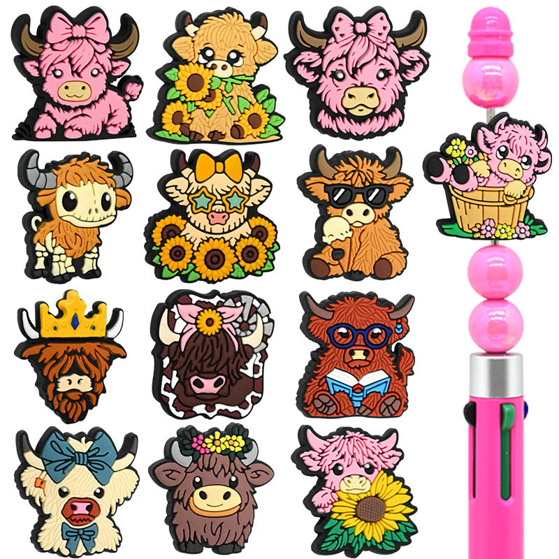Wholesale Random Highland Cow Yak Beads