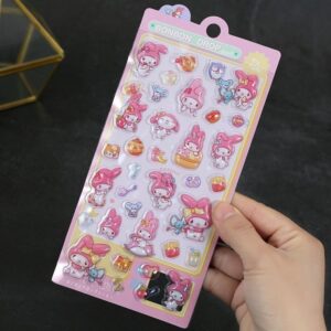 3D Embossed Sticker [My Melody] / Bag