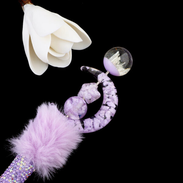 Wholesale Acrylic Beads in Beads Jinshan Yinshan Castle Half Hole Beads Pen Cap