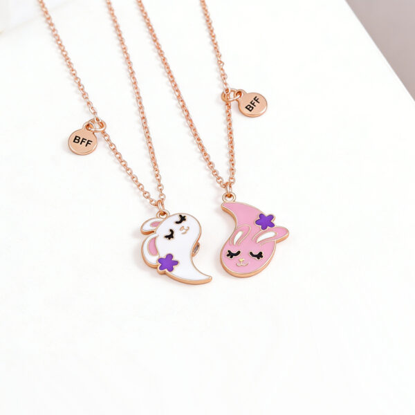 Wholesale cartoon animal colorful oil-drop necklace