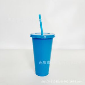 710ml straw cup#12 customized sky blue / 24OZ/710ML