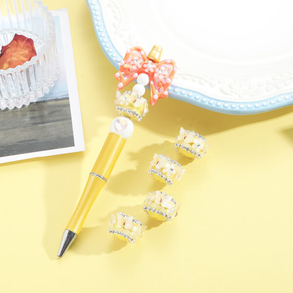 O1CN01dN4MYJ25LB0dr5LzC_2217520477509-0-cib Wholesale 10pcs Rhinestone Butterfly Beaded Straight Hole DIY Beads