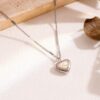 Wholesale love necklace stainless steel heart pendant clavicle neck chain