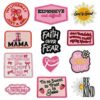 Wholesale Pink Kindness Encouragement Cloth DIY Patches Stickers