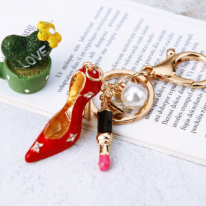 Lipstick Pearl shoes Red / Single opp bag packaging