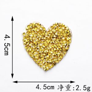 4.5*4.5cm golden love* hot melt glue