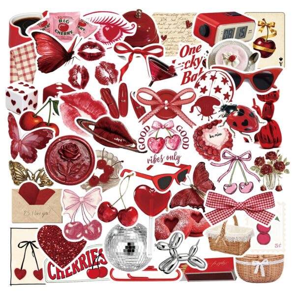 Wholesale 50pcs Red Cherry Girl