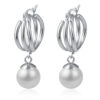 Wholesale Fashionable high-end design pearl pendant earrings