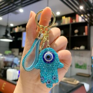 Fully Diamonded Evil Eye (Blue) / 5*4