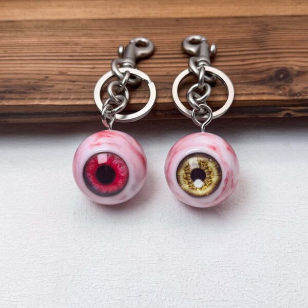 Wholesale Halloween Horror Simulation Devil's Eye Keychain