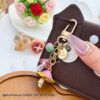 Wholesale Colorful stereoscopic Mushroom Cartoon Keychain