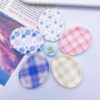 Wholesale New lace oval plate resin accessories handmade creative DIY cream gel hair clip mobile phone shell jewelry