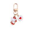 O1CN01dbBNcD29a4QzV9MEo_2211635628083-0-cib Wholesale Cute Cartoon Girl's Heart Kitty Cat Pendant Keychain Couple Girlfriend Gift Bag AirPods Hanging Ornaments