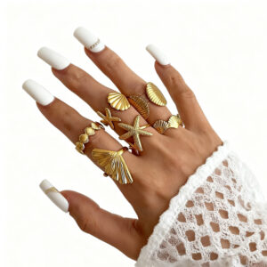 Golden shell 6-piece set