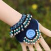 Wholesale fabric tie-dye bracelet ethnic style handmade bracelet