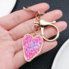 O1CN01ddsVhP2Kpbd3NU07w_2217654629606-0-cib Wholesale Rose red LOVE YOU love keychain