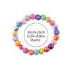 Wholesale Bohemian colorful sweet flower soft clay simple candy-colored bracelet