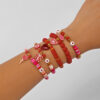 Wholesale Valentine's Day Red Love Soft Ceramic Bracelet