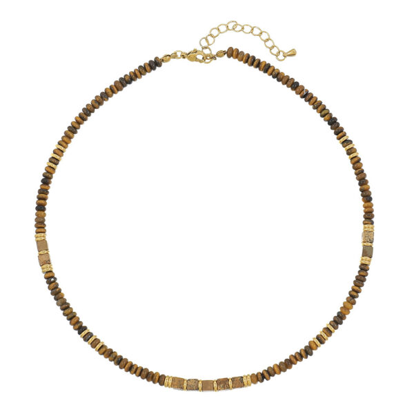 O1CN01dkQJz21ClvEKOaIDE_2209999580122-0-cib Wholesale Melad Natural Stone Beaded Color blocked Four Piece Necklace Set