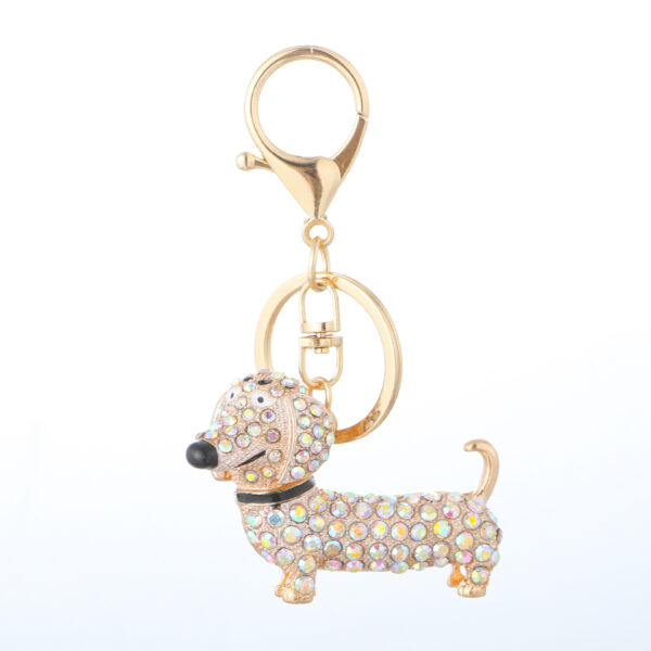 Wholesale Cute Dachshund Dog Keychain Exquisite Keychain Pendant