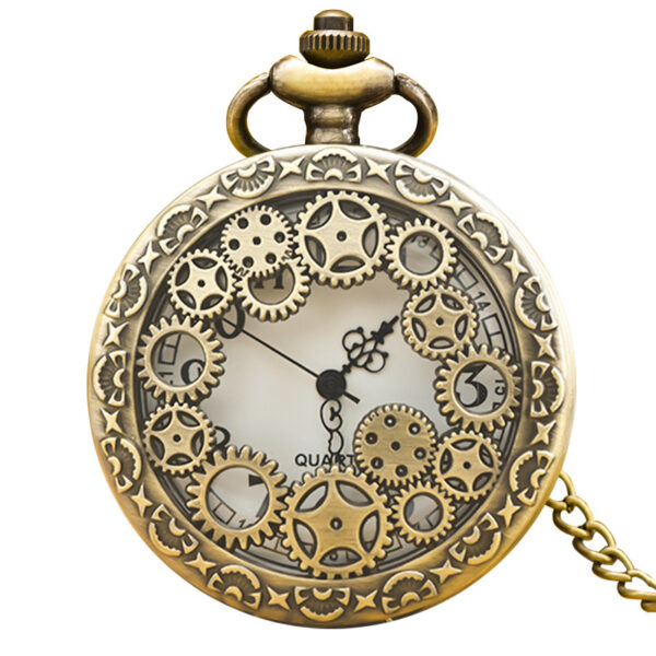 O1CN01dmqmLn1jEq4Mf3K8f_991104517-0-cib Wholesale Bronze large hollowed out patterned gear cket watch