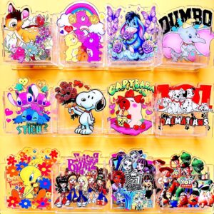 Wholesale 10cm diverse cute cartoon acrylic pen holder