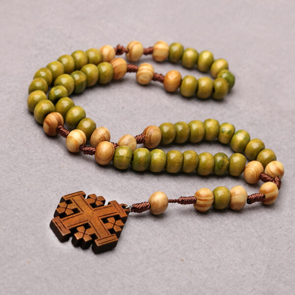 Wholesale Wooden Cross Rosary Jerusalem Jewelry Cross Pendant