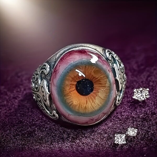 Wholesale Simulated blood red eyeball opening curtain eye ring