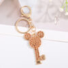 Wholesale Cute rhinestone keychain