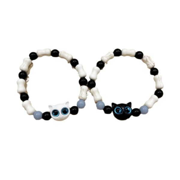 Wholesale Dopamine Kitten Color Beaded Bracelet Girlfriend Jewelry Scenic