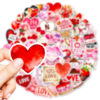 Wholesale 56pcs Pink Valentine's Day Themed Stickers