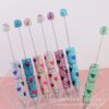 Wholesale Heart-Shaped Colorful Full Diamond DIY Fancy Beadable Pens