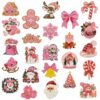Wholesale Pink Christmas Series DIY Patches