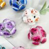 Wholesale Halloween Ghost Head Wearable Straight Hole 3D Focal Beads