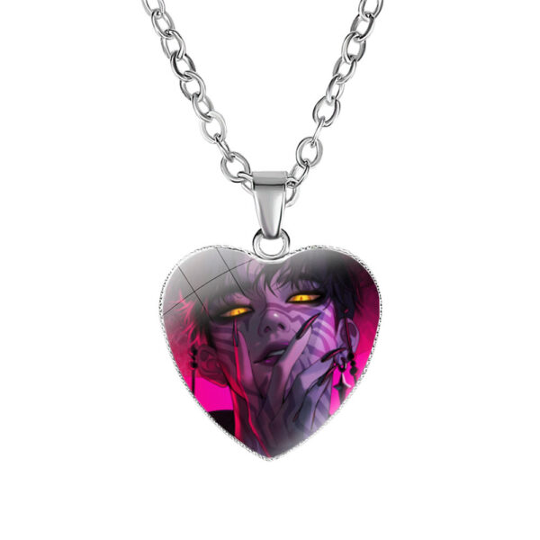 Wholesale Cute cartoon girl love necklace