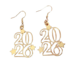2026 earrings (black)