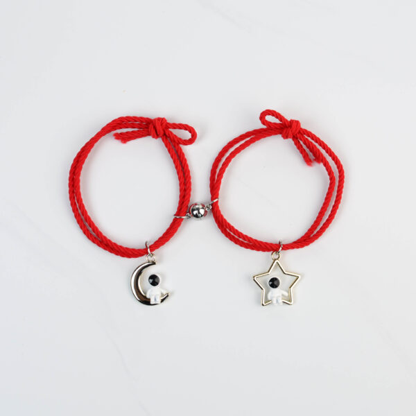 Wholesale Couple Bracelet Send Boyfriend Magnetic Suction Hand Rope Astronaut Bracelet