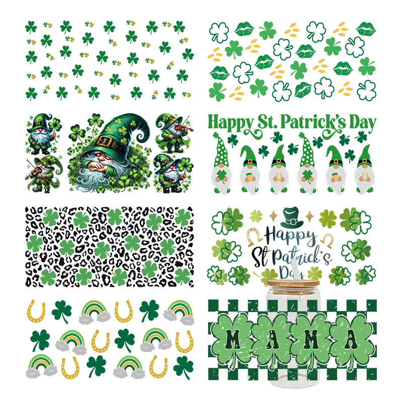 Wholesale UV Transfer Paste Glass Crystal Label Crystal Paste Cross-border Special Paste for 16oz Glass C 23cmX11cm