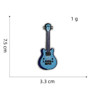 Blue Series cloth stickers 7#