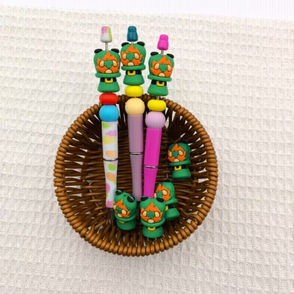 Wholesale 10pcs Cute Colorful Cartoon 3D DIY Beads OLY Exclusive