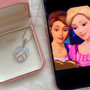 Silver albumin / Stainless steel chain